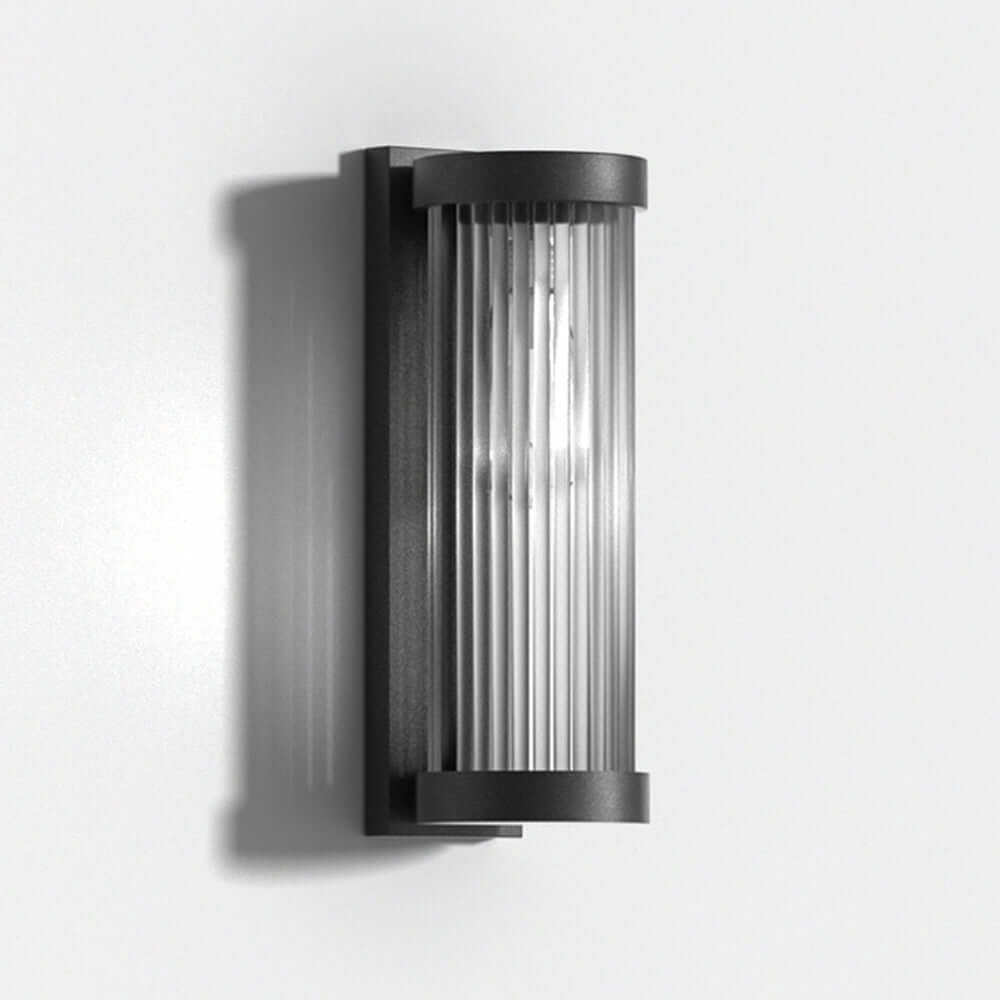 Modern Utomhuslampa Cylindrisk Metall & Glas