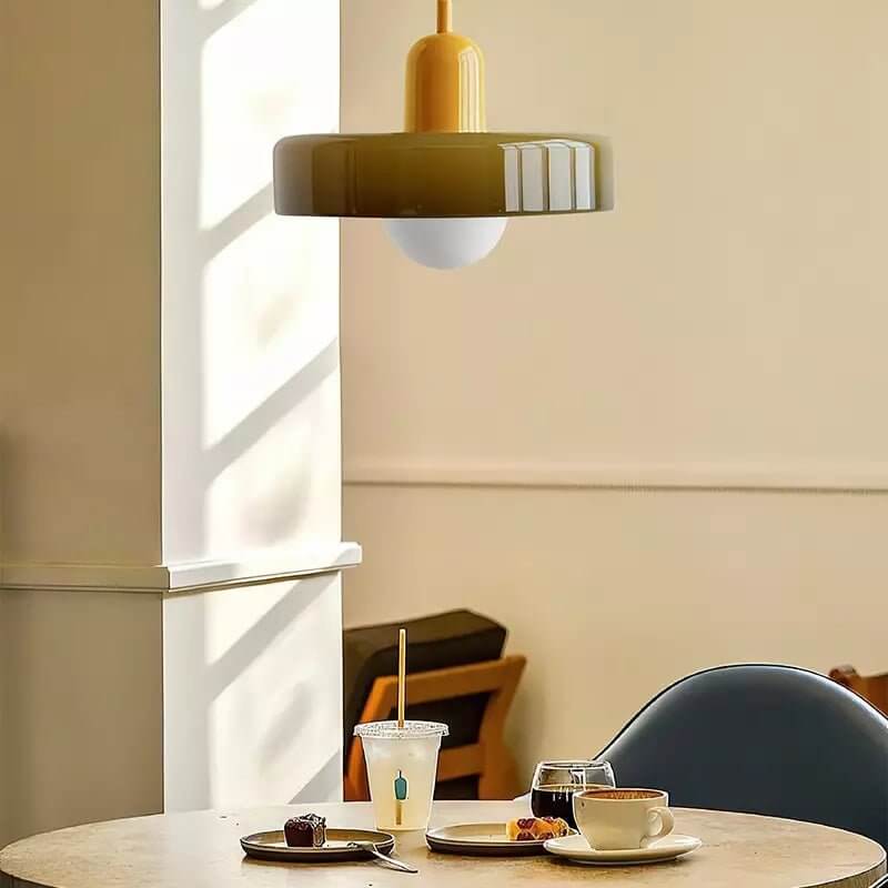 Färgglad Glas Taklampa - Modern Design