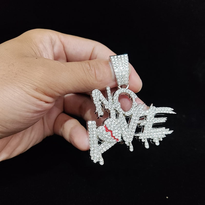 Sterling Mystique | Hip Hop Kubanska Kedjor NO LOVE Halsband