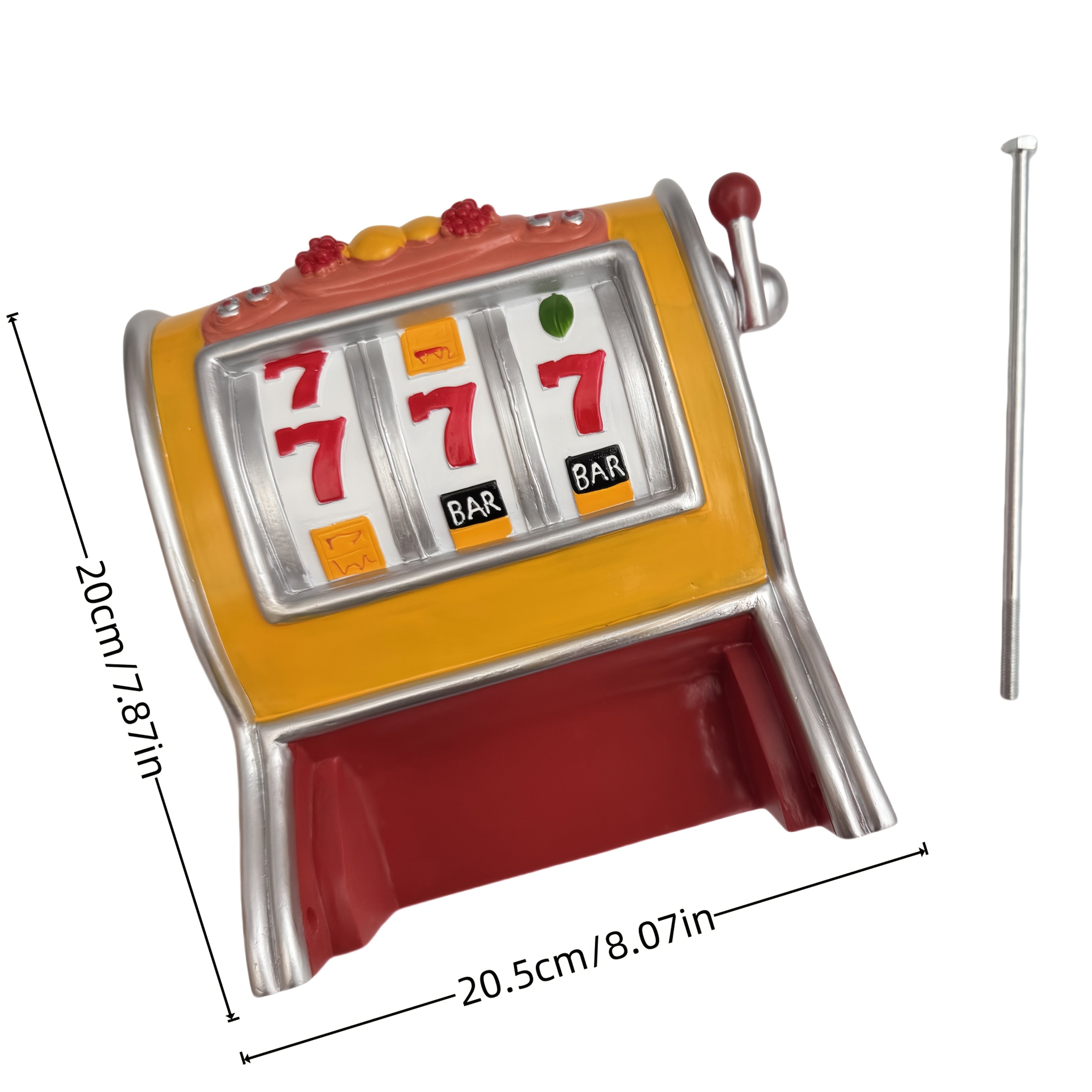 Jackpot Toalettpappershållare – Spelautomatdesign & Väggmonterad