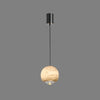Taklampa - Alabaster Glas Boll med Marmor Fot