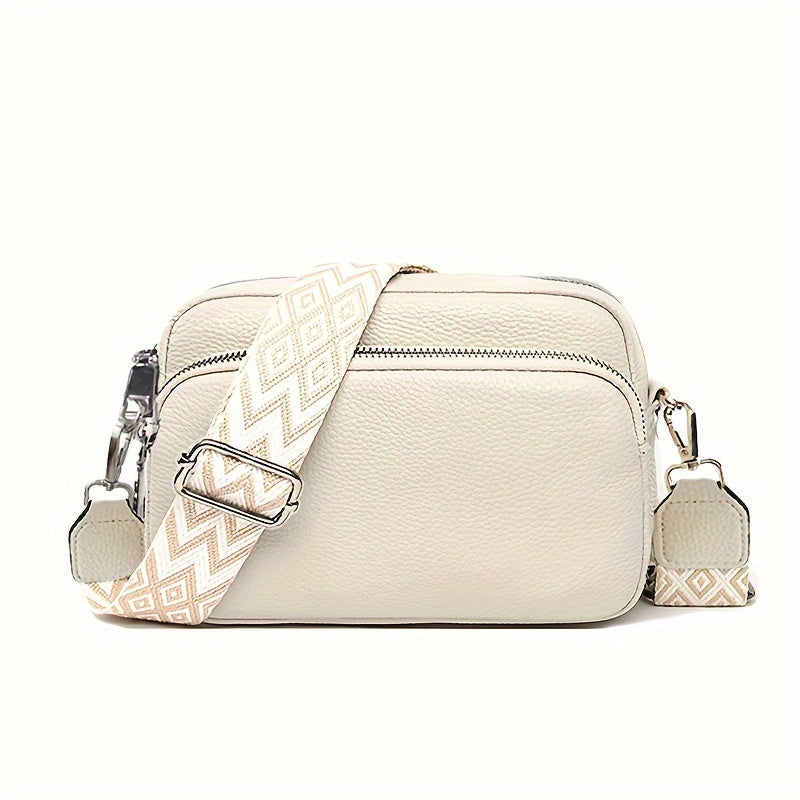 Moderna Crossbody-väska för kvinnor – Avslappnad axelväska med geometrisk design