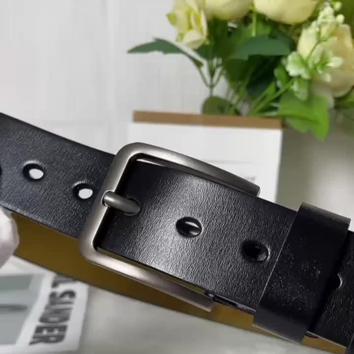 Jeroen - Äkta Läderbälte - Klassisk Design för Herrar