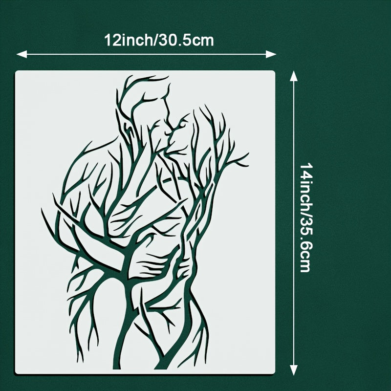 LoveTree Schablon – Kreativ och Mångsidig för DIY Konst