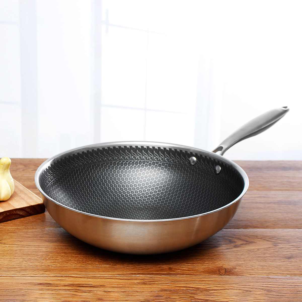 Repfria rostfria stålstekpanna med non-stick beläggning – ProCook Elite
