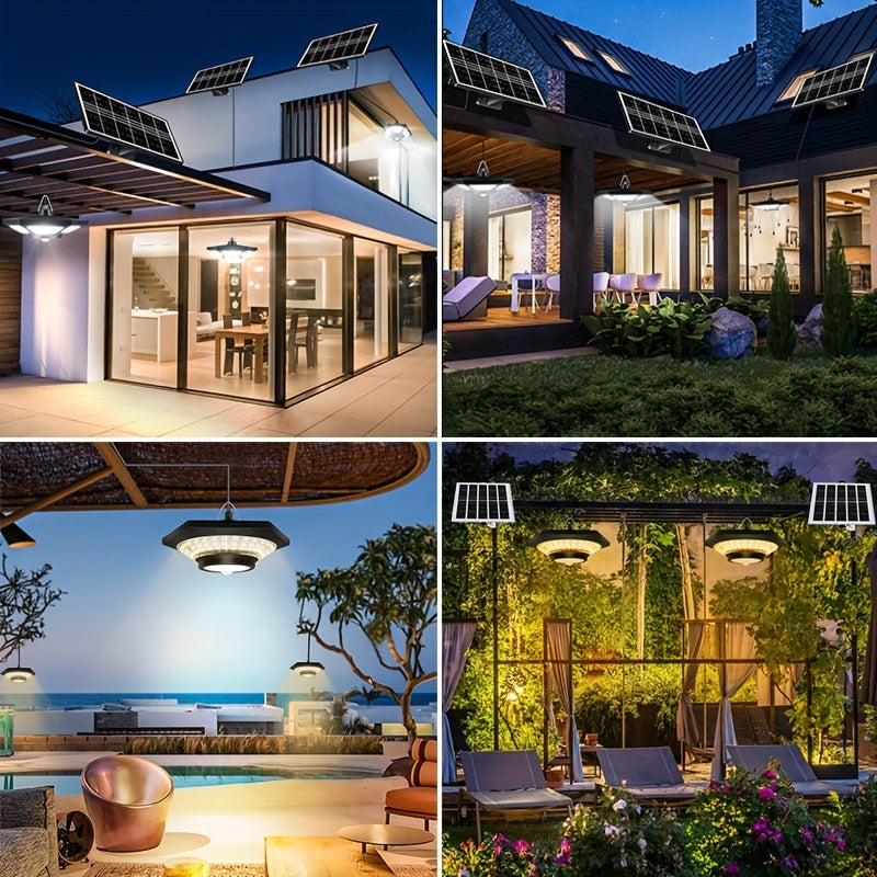 Smart Solar Hängande LED-lampa – Ljusstark, Säker och Energi Effektiv