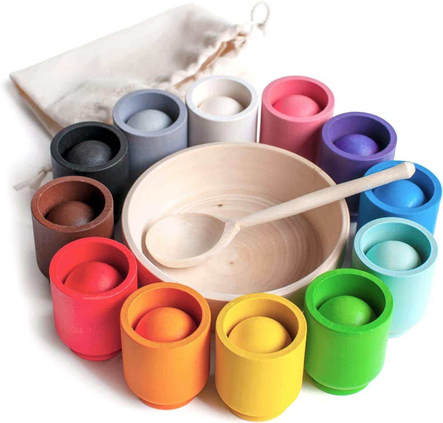 Woods | Färgsorteringsspel för Barn | Pedagogiskt