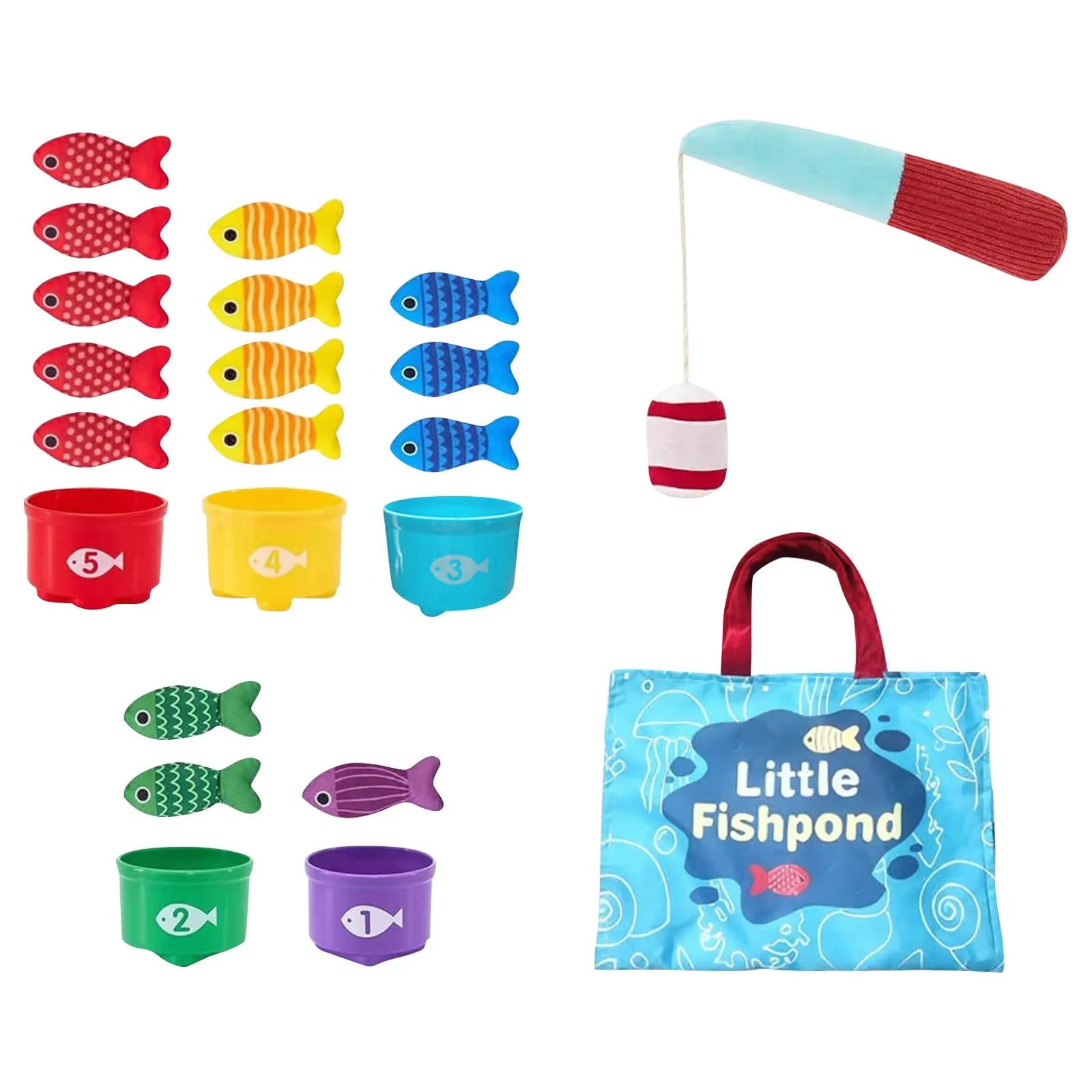 Magnetiskt Fiskespel Lärande Genom Lek - Motorik & Kreativitet