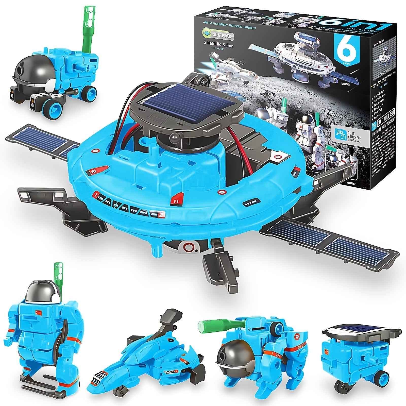 Solrobot 6-i-1 byggsats - Utbildande och Innovativ