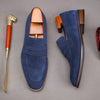 Herr Loafers | Äkta Mocka | Slip-On Komfort