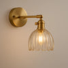 Retro Vägglampa | Glas Tulpan Design | Elegant Belysning