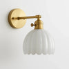 Retro Vägglampa | Glas Tulpan Design | Elegant Belysning