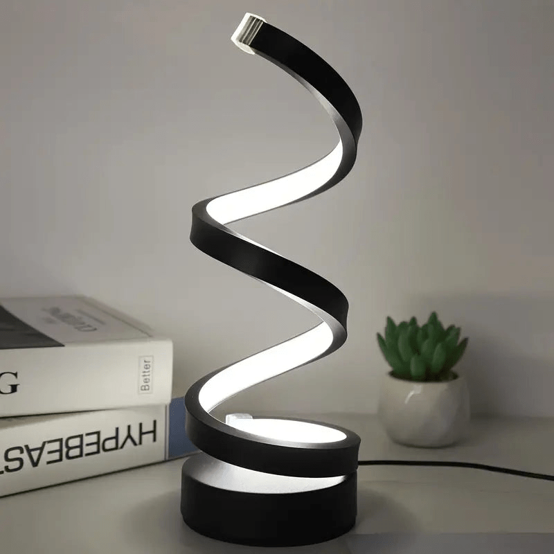 Spiral LED Bordslampa | Modern Design | Dimbar