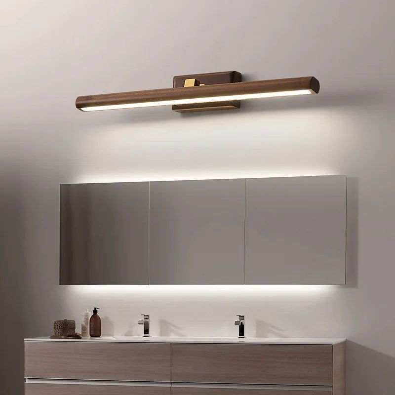 Vägglampa | Svart Valnöt | LED Belysning