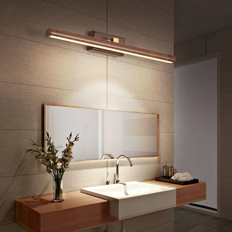 Vägglampa | Svart Valnöt | LED Belysning