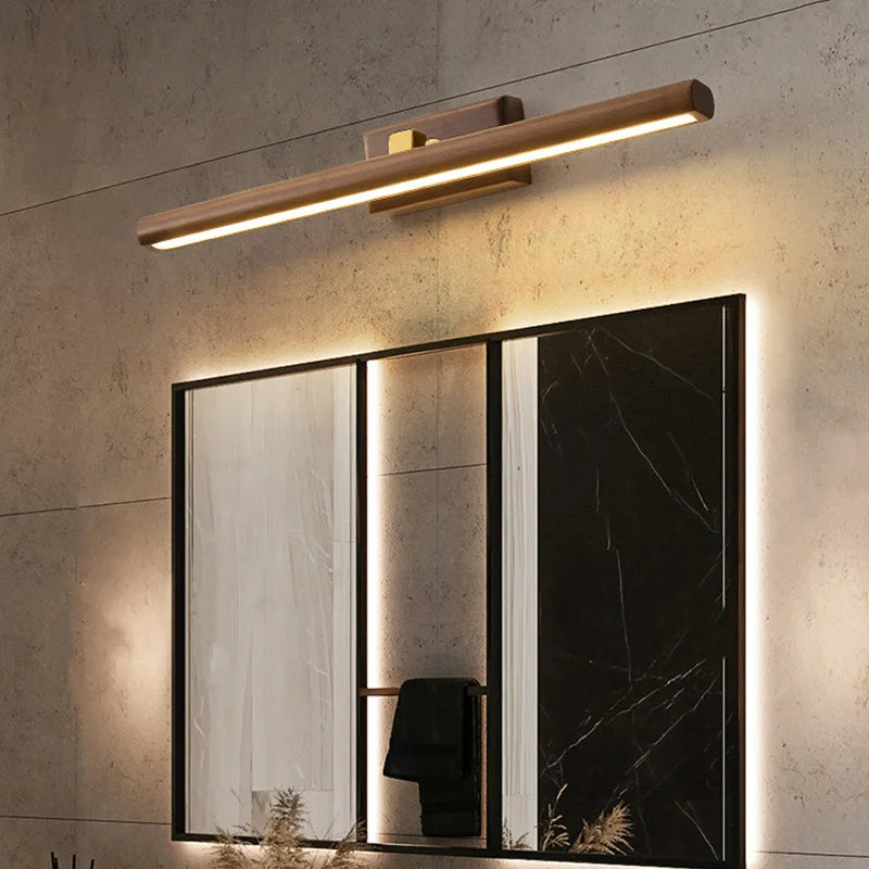 Vägglampa | Svart Valnöt | LED Belysning