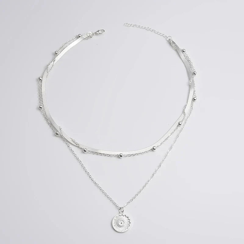 Silver Trefaldig Kedja | Sterling Silver | Elegant Smycke