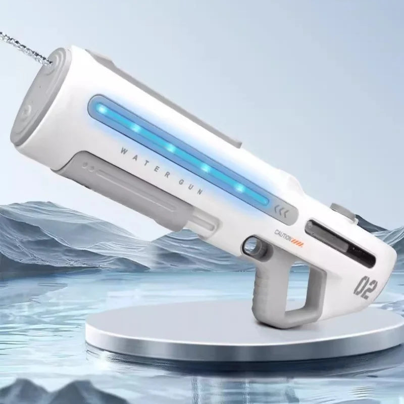 Kraftfullt Vattenpistol med LED - Vit eller Grå