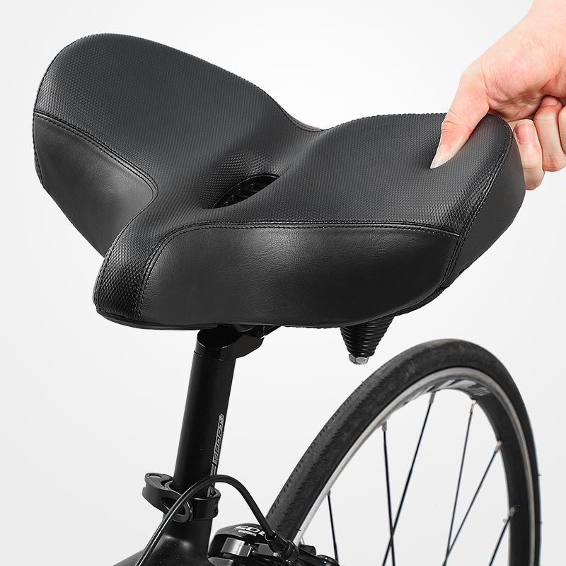 RideEase | Ergonomiskt Cykelsadel | Extra Bred och Andningsbar