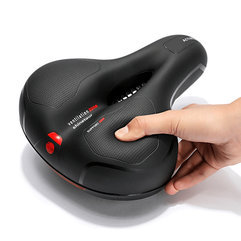 SoftRide Cykelsadel | Ergonomisk & Bekväm | Rygg- och Sittben