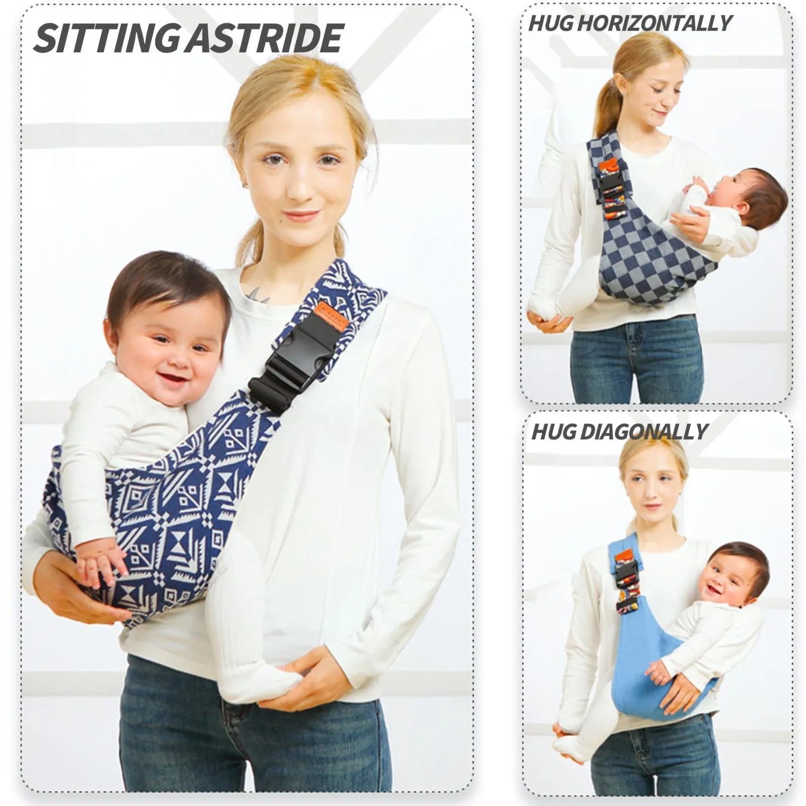 Justerbar Bärsele - Bekväm Höftbärare - Ergonomisk
