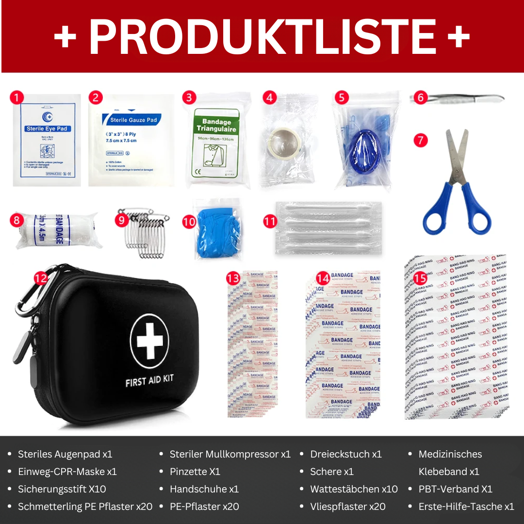 91-delars Första Hjälpen Kit – SafeKit Pro