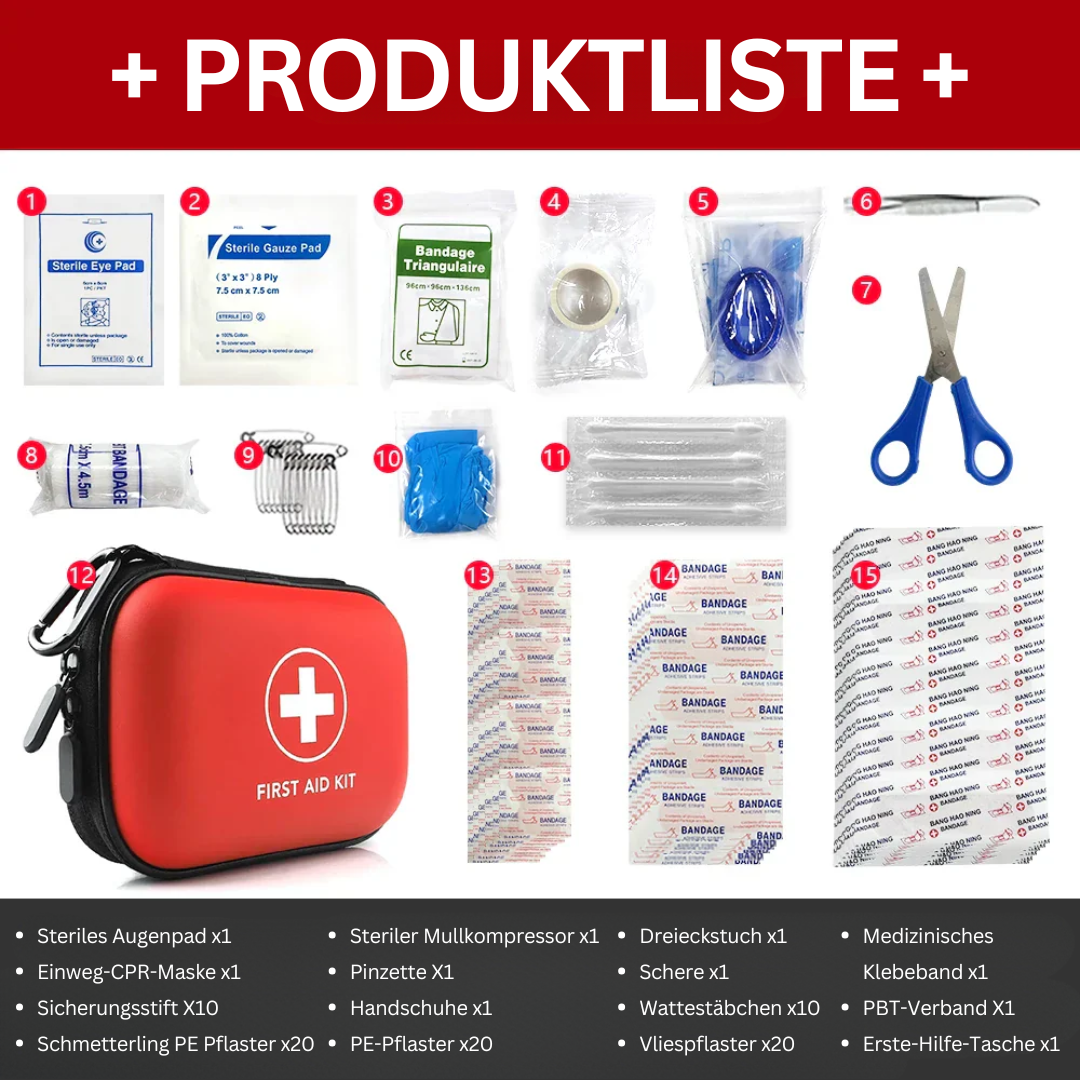 91-delars Första Hjälpen Kit – SafeKit Pro