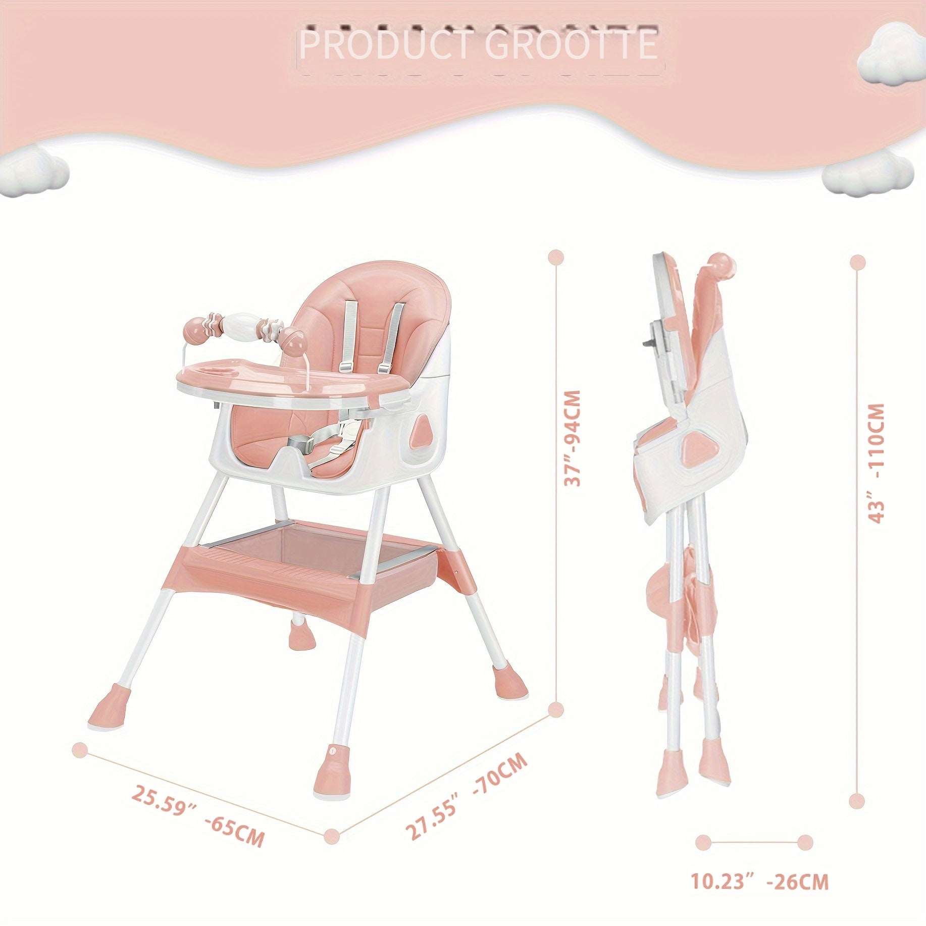 FlexiGrow Barnstol – Justerbar och Multifunktionell