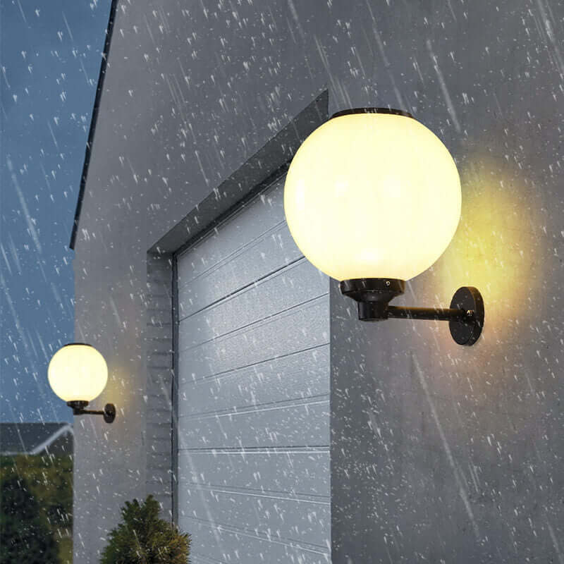 Vattentät Utomhusvägglampa på Solenergi