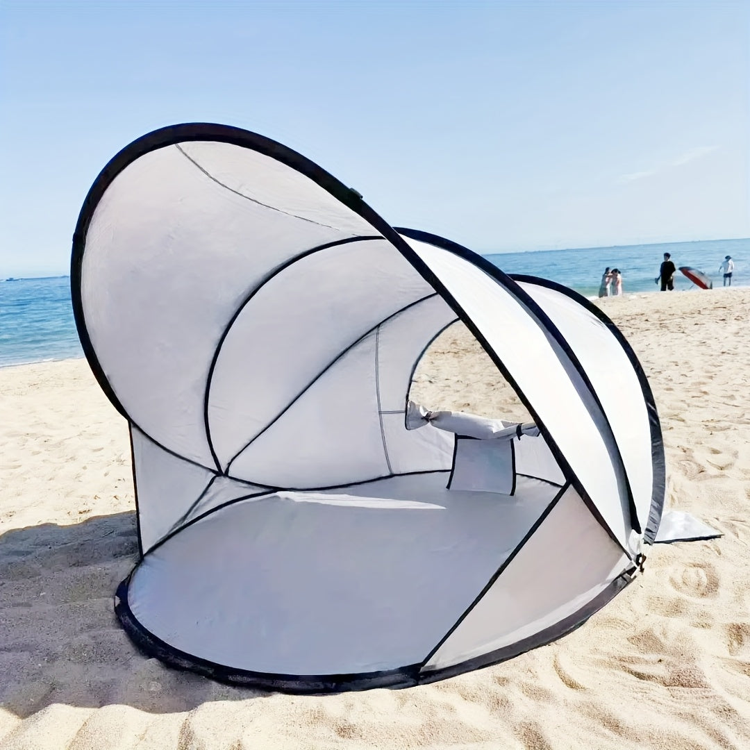 Snabb Pop-Up Strandtält – Lätt att Sätta Upp och Skydd för Alla