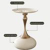 Ningqin Guld-Vit Sido Bord – Kompakt och Chic Design