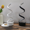 Spiral LED Skrivbordslampa – Modern Dimbar Belysning