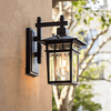 Modern Utomhus Vägglampa - Svart Design