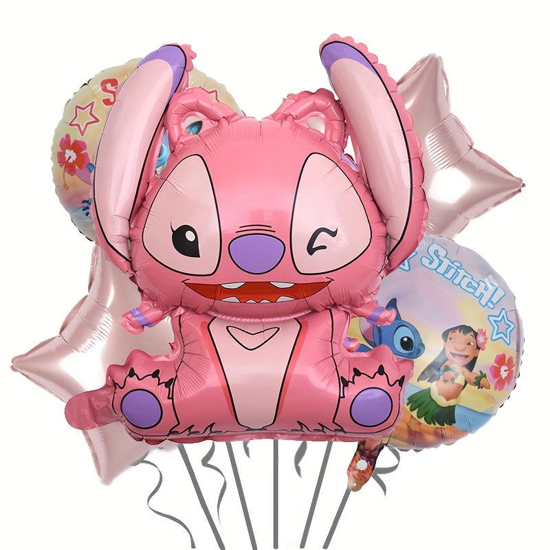 Stitch Ballongset – 5 Delar för en Magisk Fest