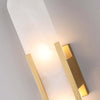 Modern Vägglampa - Alabaster & Metall