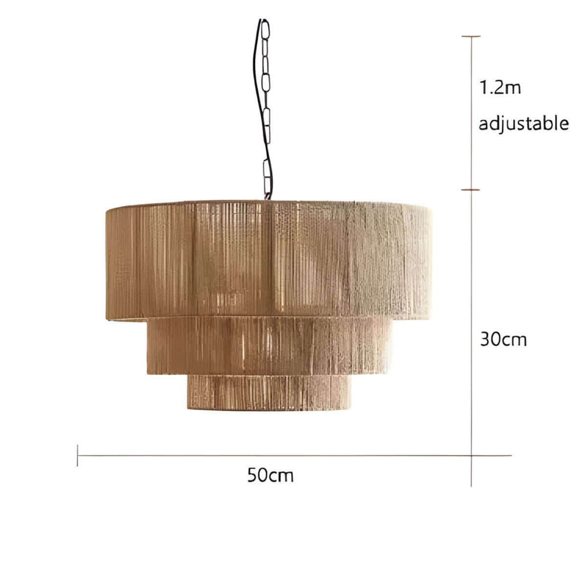 Hänglampa Touw & Metall - Industriell Design