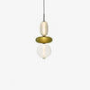 Modern Taklampa med Färgat Glas