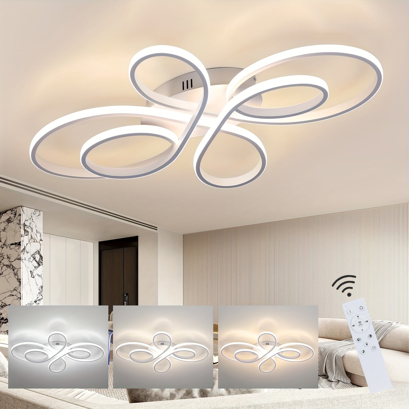 LED Taklampa 90W – Stor Diameter och Dimbar