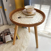 Skandinavisk Rattan Sido Bord - Elin