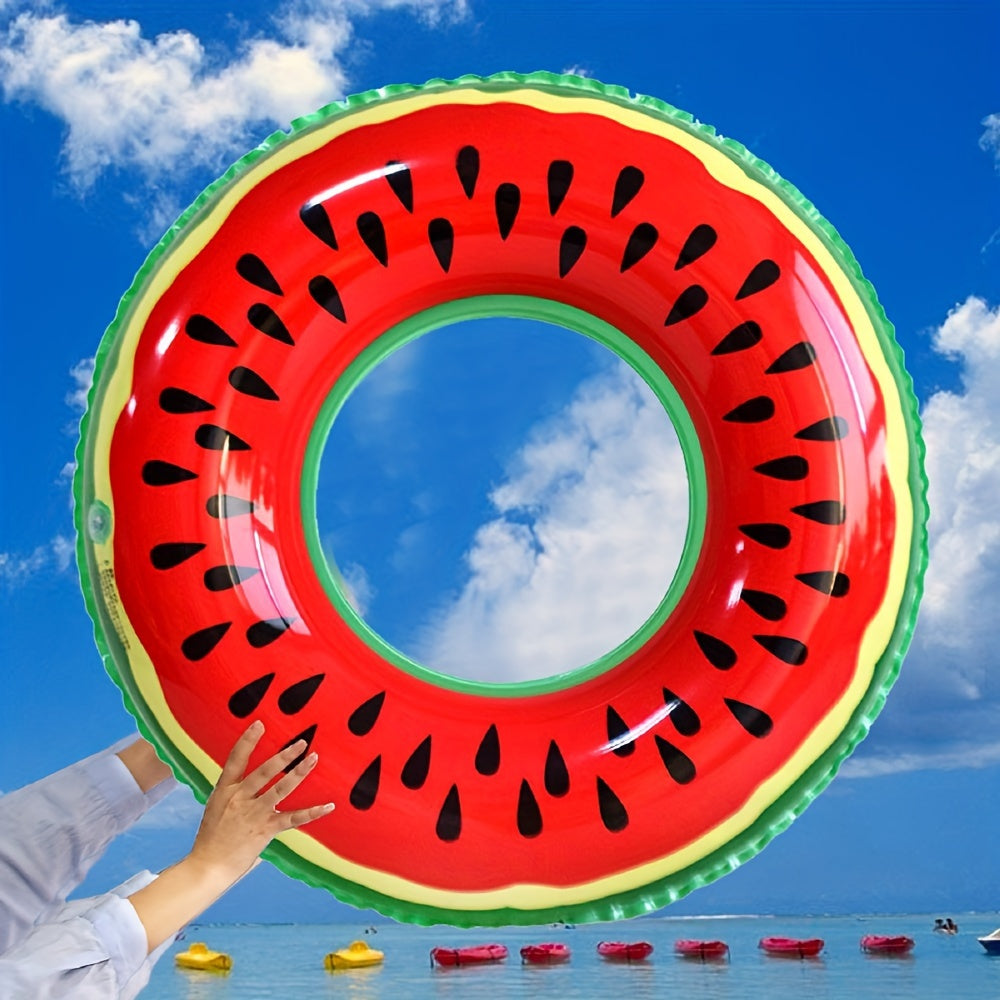Frukt-tema Uppblåsbara Poolflytande – Set med 3 Hållbara Ringar