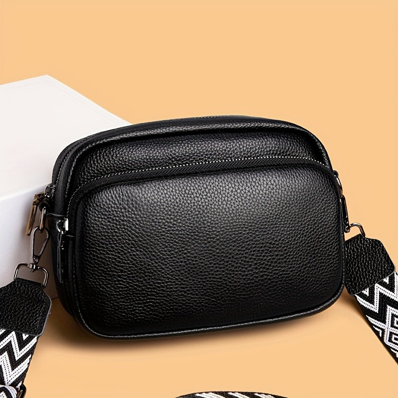 Moderna Crossbody-väska för kvinnor – Avslappnad axelväska med geometrisk design