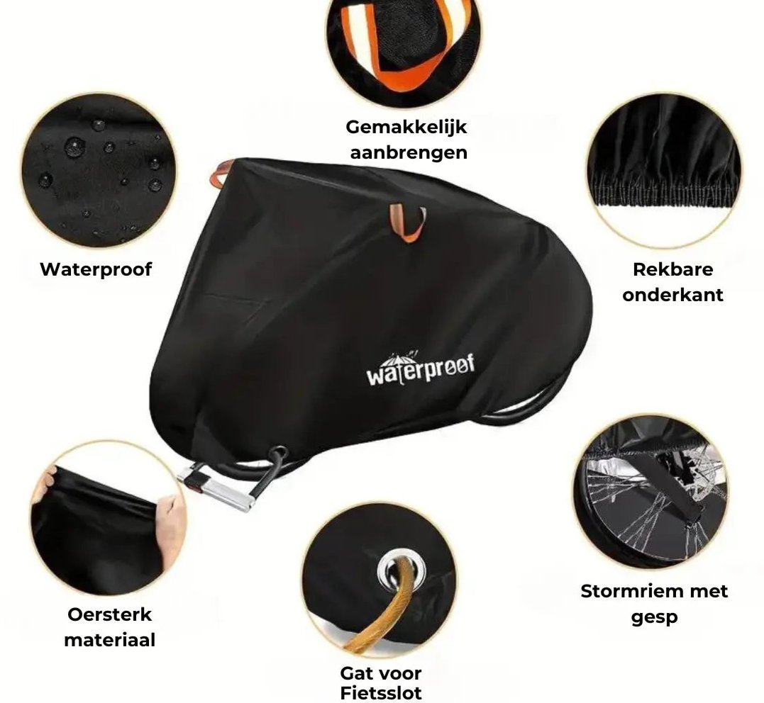 Vattentät 3-Lagers Cykelöverdrag - WeatherGuard