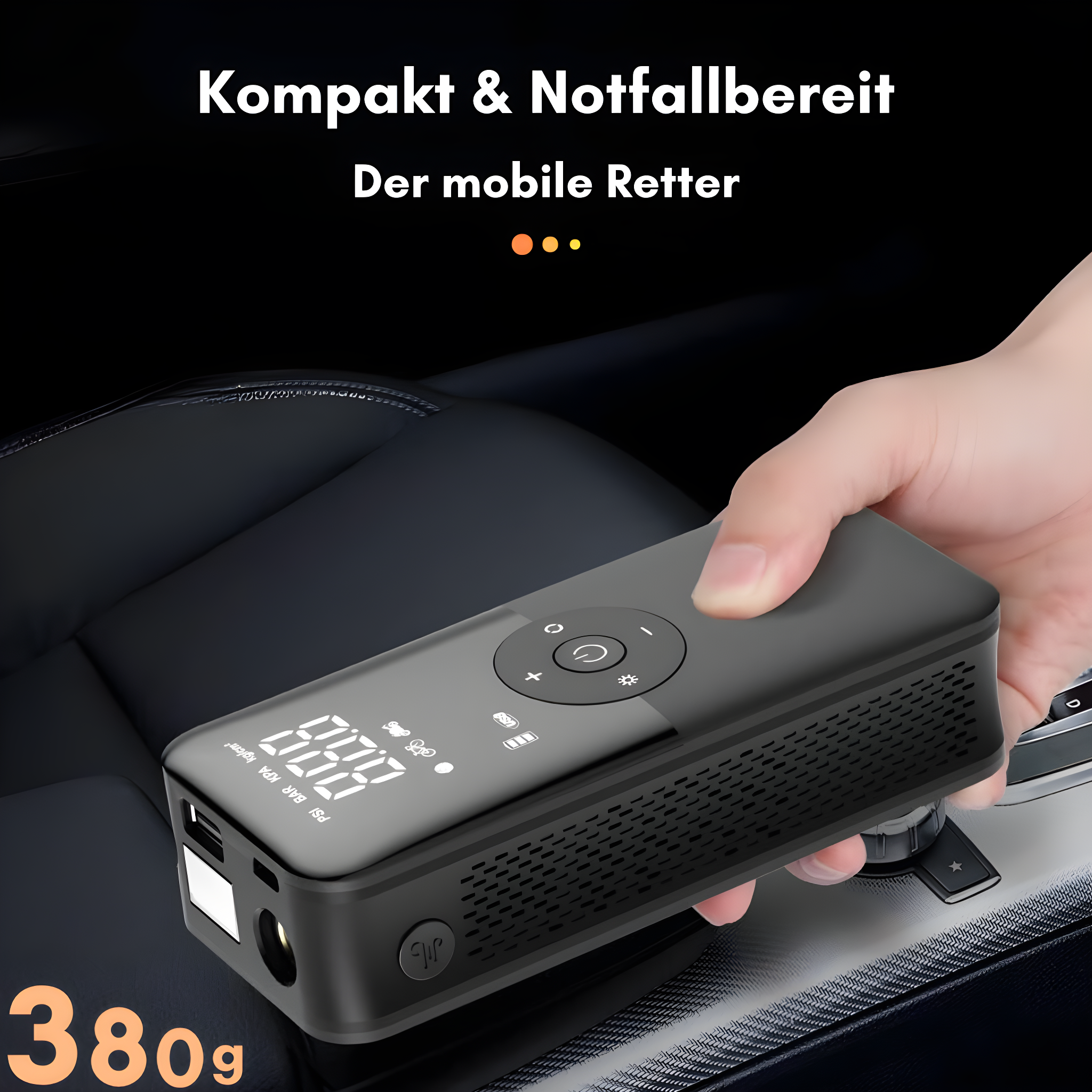 Smart Bärbar Luftpump – AirMaster Pro