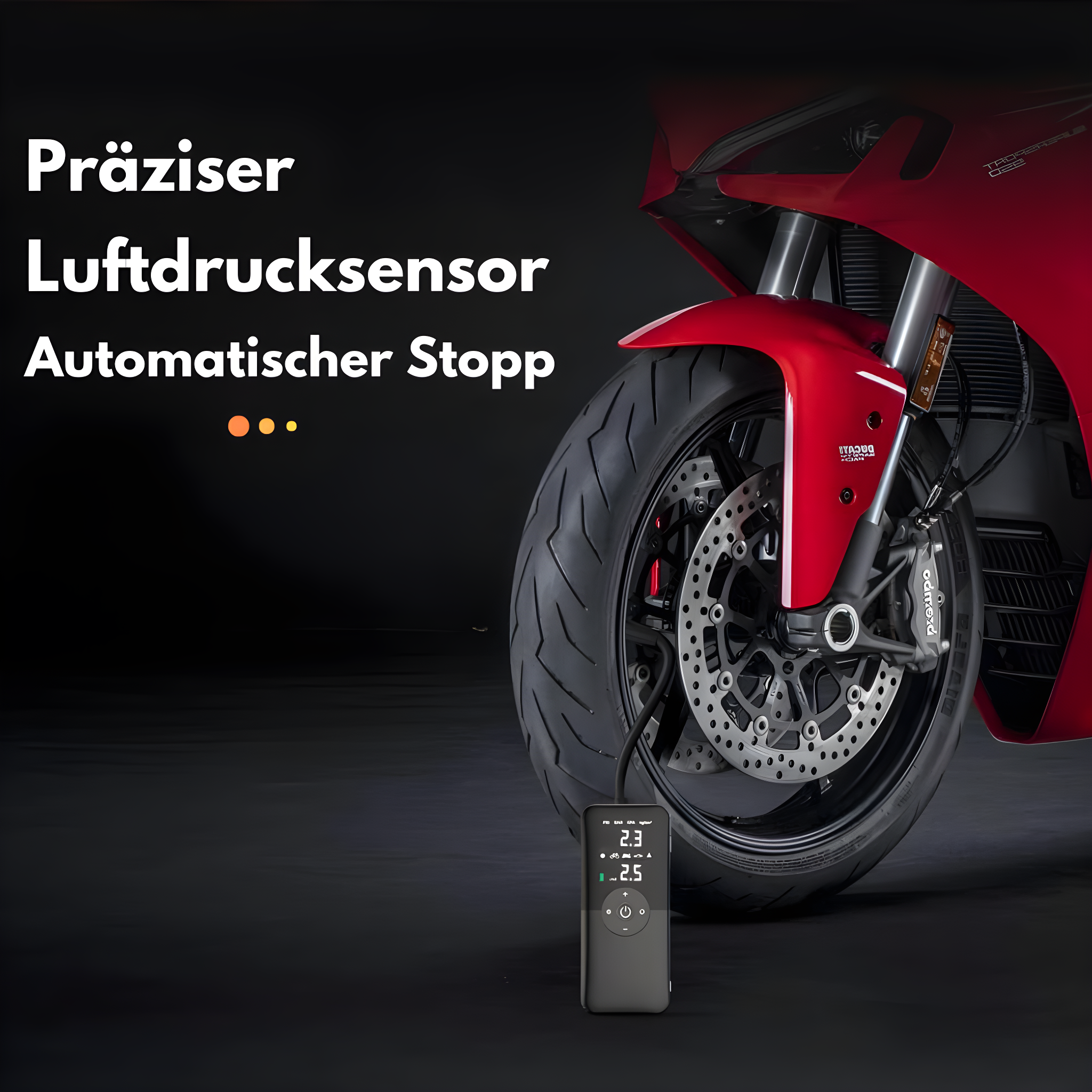 Smart Bärbar Luftpump – AirMaster Pro