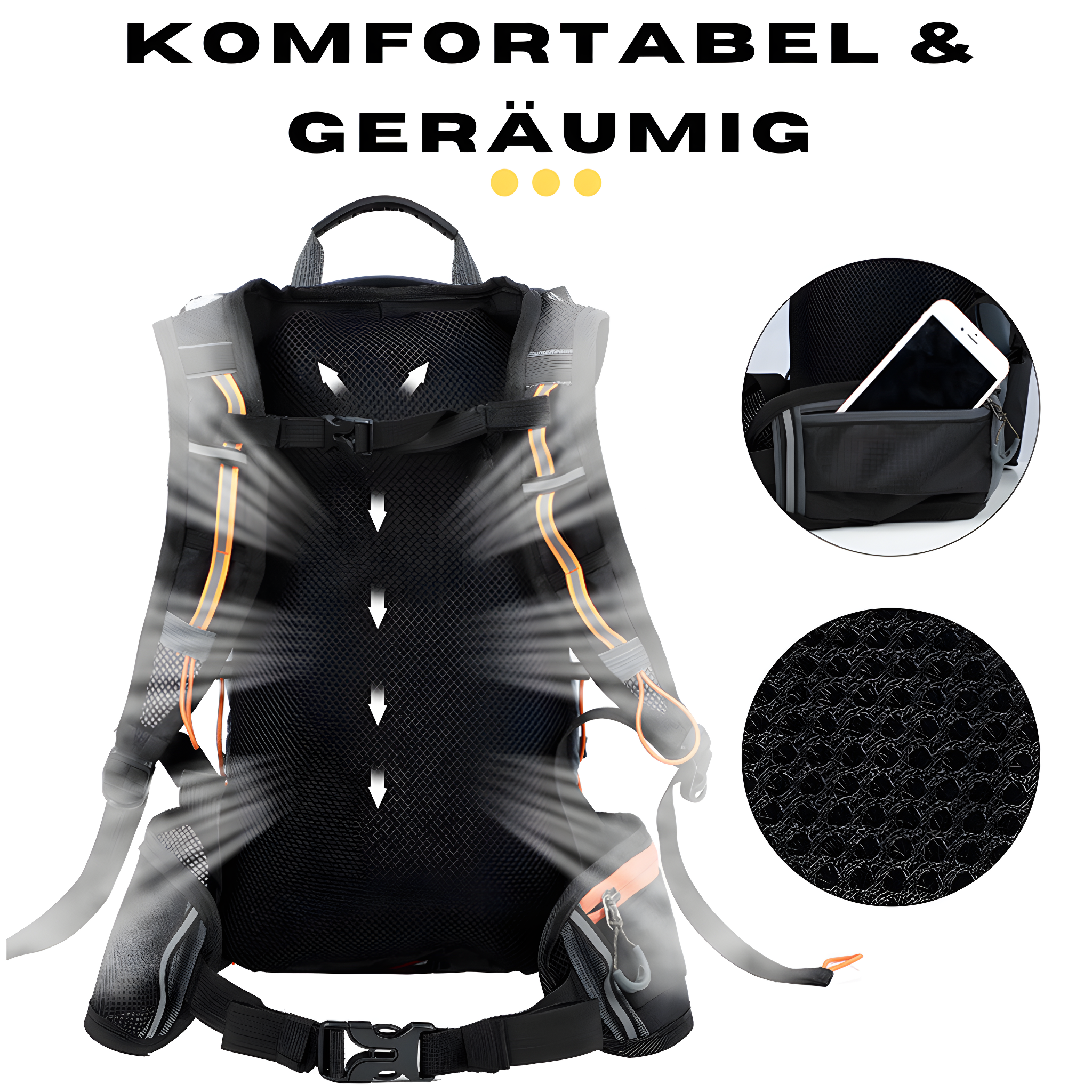 Multifunktionell Hydreringsryggsäck – HydroRide