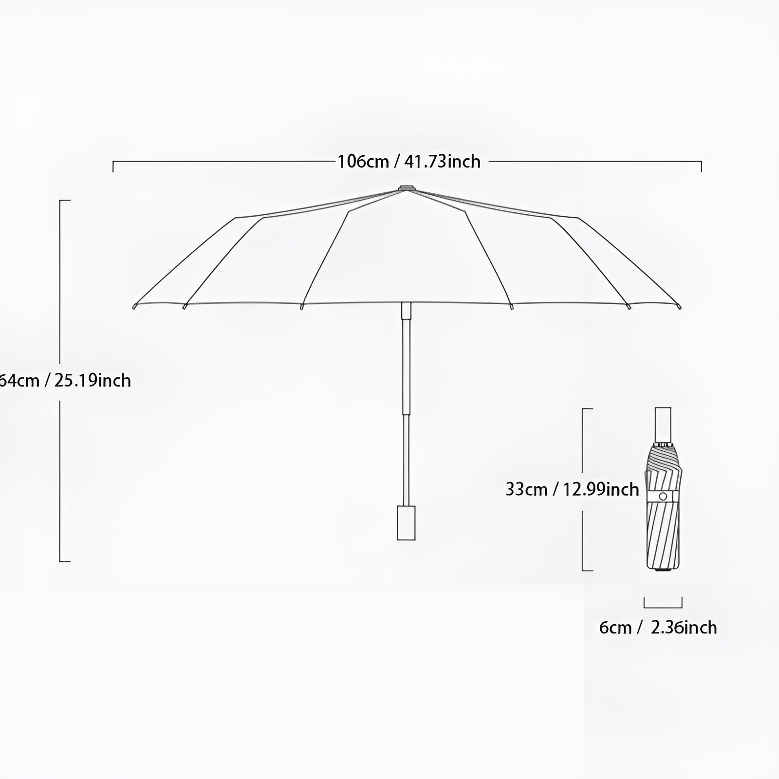 Hållbar Paraply med UV-skydd – StormShield