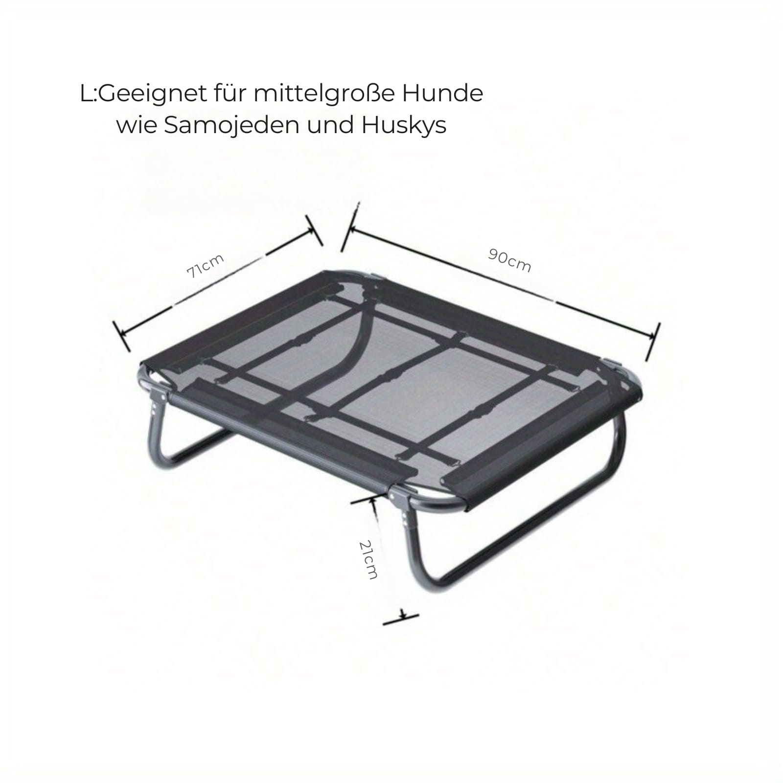 Fällbar Hundsäng - TravelBuddy