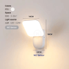 Smart LED Vägglampa med Rörelsesensor