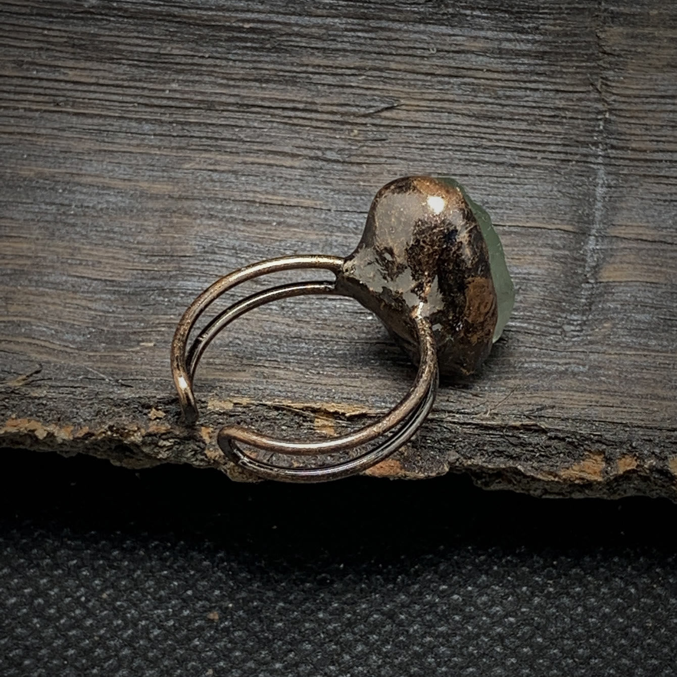 Naturlig råsten födelse ring – Selina