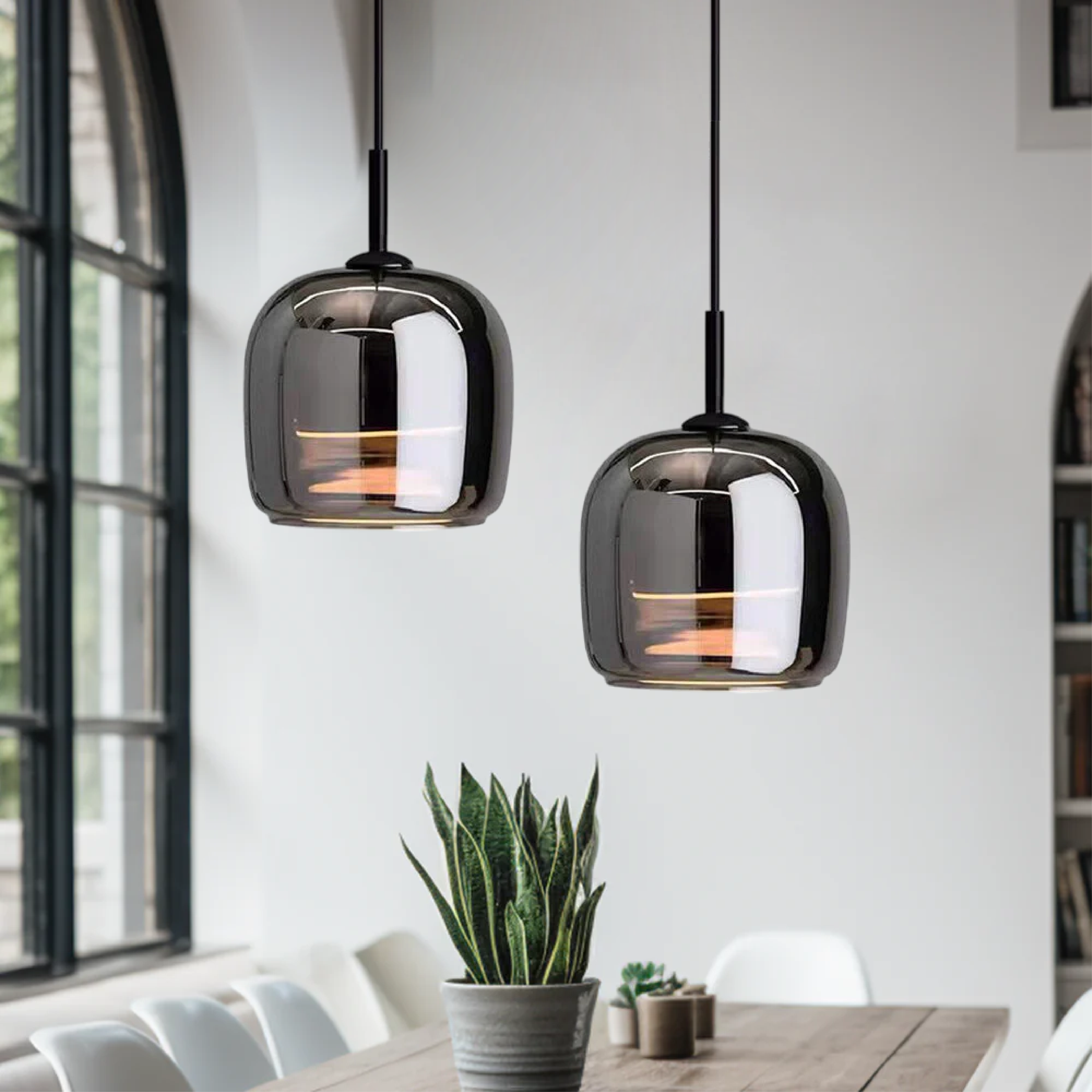 Modern Glaspendellampa - Skandinavisk Design